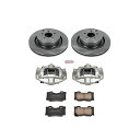 brake disc rotor KCOE5861 PowerStop Brake Disc and Caliper Kits 2-Wheel Set Lear...