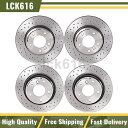 brake disc rotor 1999年から2000年のBMW 323i用の4つの4のブレンボブレーキローターフロントリアキットセット Brembo Bra...