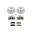 brake disc rotor kcoe6321パワーストップブレーキディスクとキャリパーキット2輪セットフロント新しいアルマダ KCOE6321 Power...