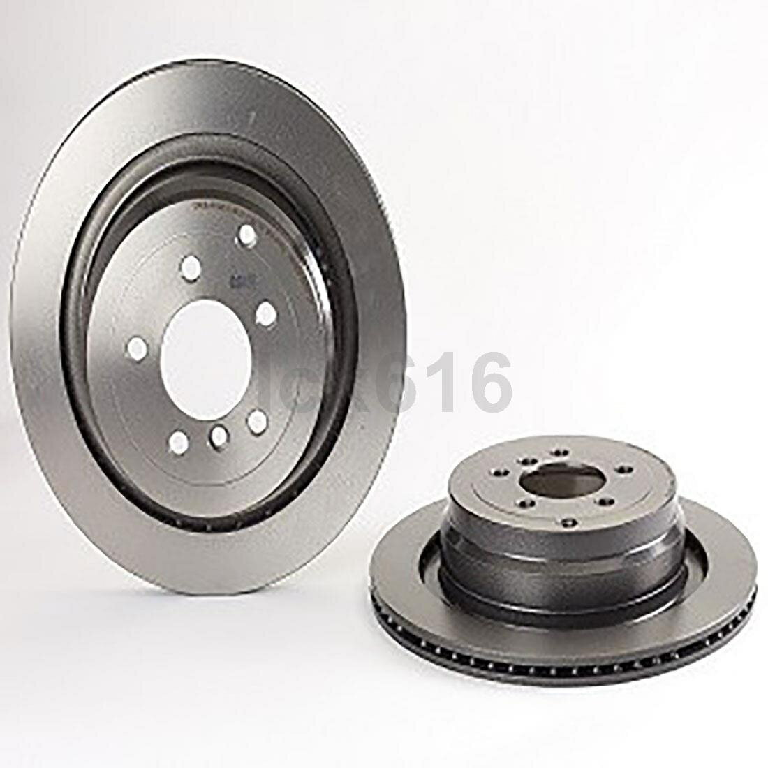 brake disc rotor 2006年から2012年のランドローバーレンジローバー用の4のブレンボブレーキローターフロントリアキットセット4 Brembo Brake Rotors Front Rear Kit Set of 4 For 2006-2012 Land Rover Range Rover