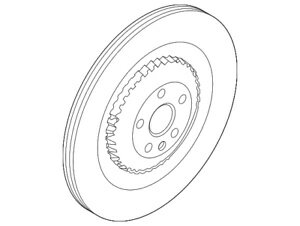 brake disc rotor 本物のランドローバーローターLR116914 Genuine Land-Rover Rotor LR116914