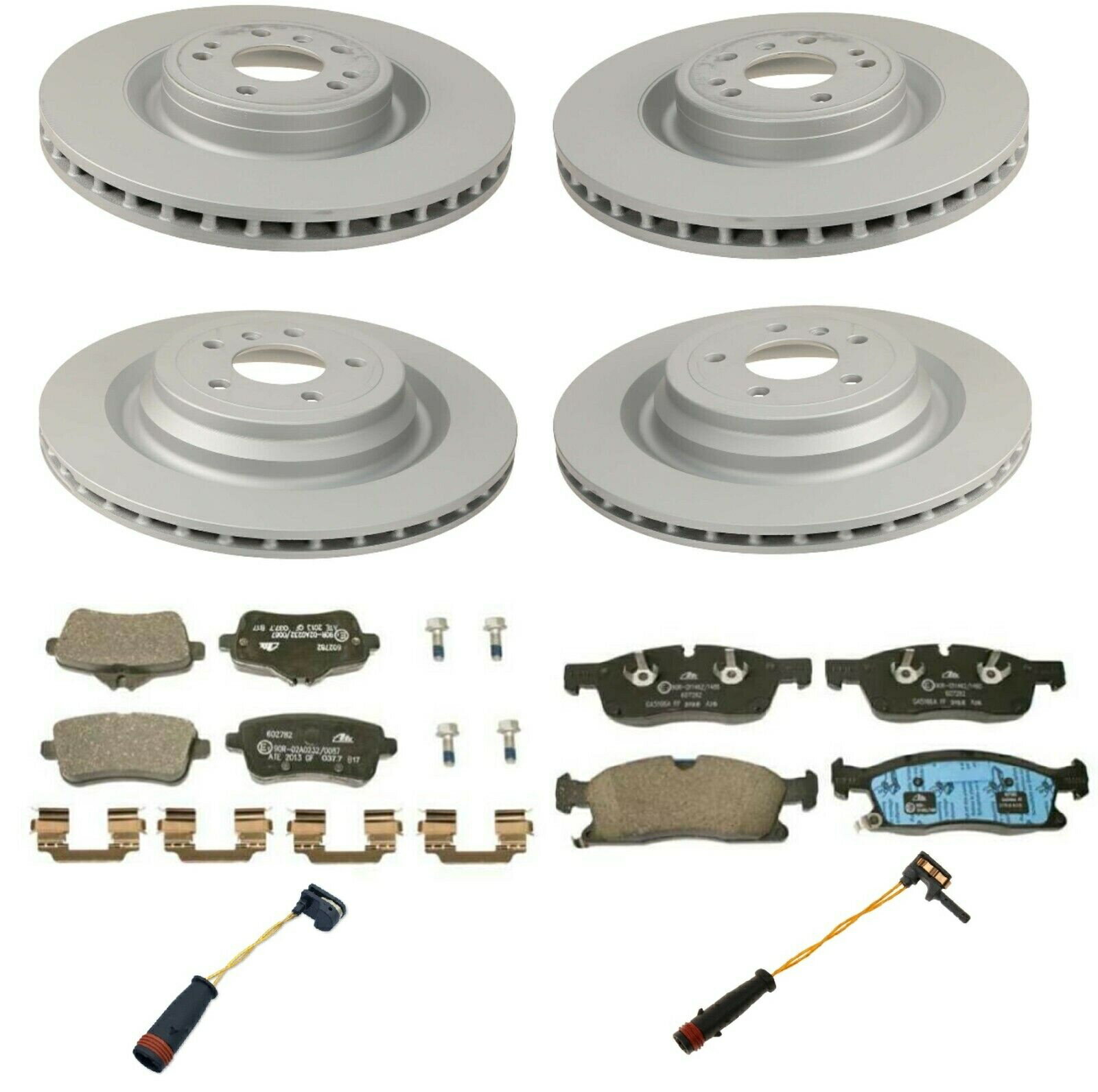 brake disc rotor 륻ǥX166 GL饹ѤΥեȡꥢ֥졼ǥѥåɤȥ󥵡å Front &Rear Brake Disc Rotors Pads &Sensors Kit For Mercedes X166 GL-Class