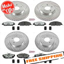 brake disc rotor パワーストップK5450-26 1-11-14フォードマスタングのためのストリートウォリアーZ26ブレーキキットをクリック P...