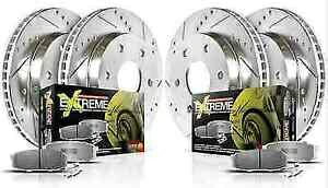 brake disc rotor パワーストップK890-26ストリートウォリアーZ26ブレーキキット00-01 A6 Quattroのローター付きブレーキキット Power Stop K890-26 Street Warrior Z26 Brake Kit w/ Rotors for 00-01 A6 Quattro