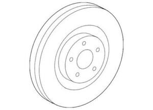 brake disc rotor 本物の三菱2008-2015ランサーフロントディスクブレーキローター4615A185 Genuine Mitsubishi 2008-2015 Lancer Front Disc Brake Rotor 4615A185