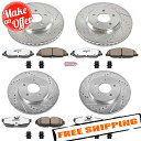 brake disc rotor パワーストップK1381-26 1クリックストリートウォリアーZ26ブレーキキット06-10フォードマスタング Power S...