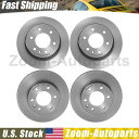 brake disc rotor 4つのフィット10-17メルセデスベンツスプリンター2500のブレンボフロントリアブレーキローターセット Brembo Fro...