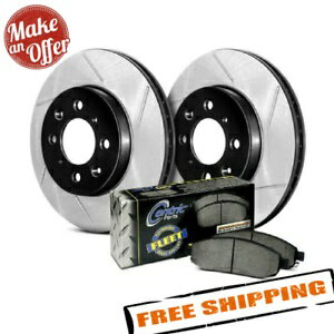 brake disc rotor 13-14クライスラー200のストップテックパフォーマンストラックスロットスロットフロントブレーキキット200 StopTech Performance Truck Slotted Front Brake Kit for 13-14 Chrysler 200