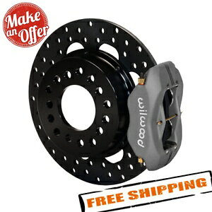 brake disc rotor ウィルウッド140-2119-BDフォードダイナライトリアドラッグブレーキキット、ビッグフォード新しいスタイル Wilwood 140-2119-BD Forged Dynalite Rear Drag Brake Kit, Big Ford New Style