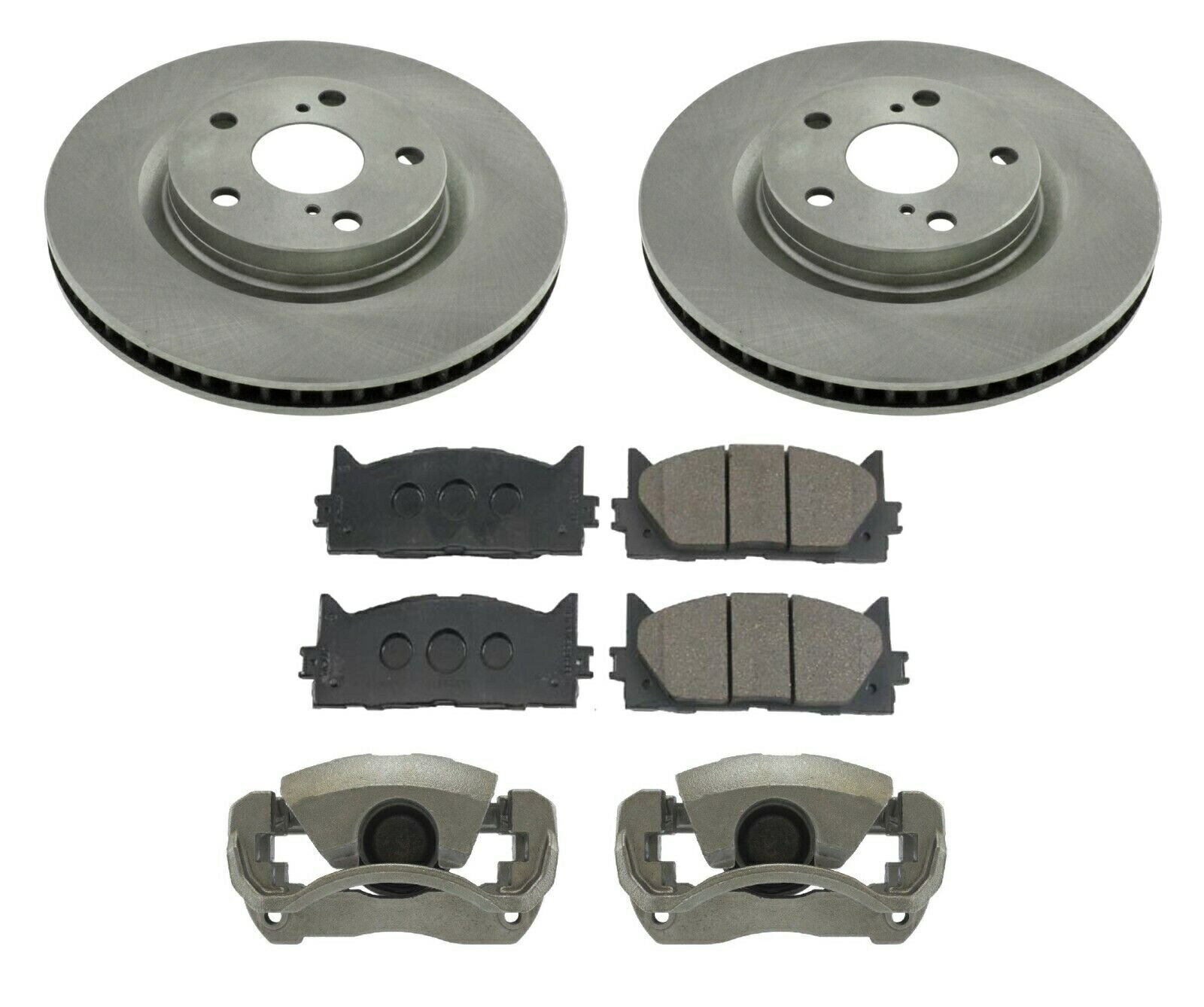 brake disc rotor 本物のOEMフロントディスクブレーキローターパッドとレクサスES300H ES350用のキャリパーキット Genuine OEM Front Disc Brake Rotors Pads and Calipers Kit for Lexus ES300h ES350