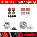 brake disc rotor 2009-2011メルセデスベンツSLK300フロントリアキットブレーキローターブレーキパッド Fits 2009-2011 ...