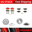 brake disc rotor 2012-2014メルセデスベンツC250フロントリアキットブレーキローターとブレーキパッド Fits 2012-2014 M...