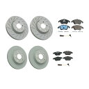 brake disc rotor 本物のフロント322mm&リア300mmブレーキキットディスクローターパッドW204 C350用センサー Genuine Fr...
