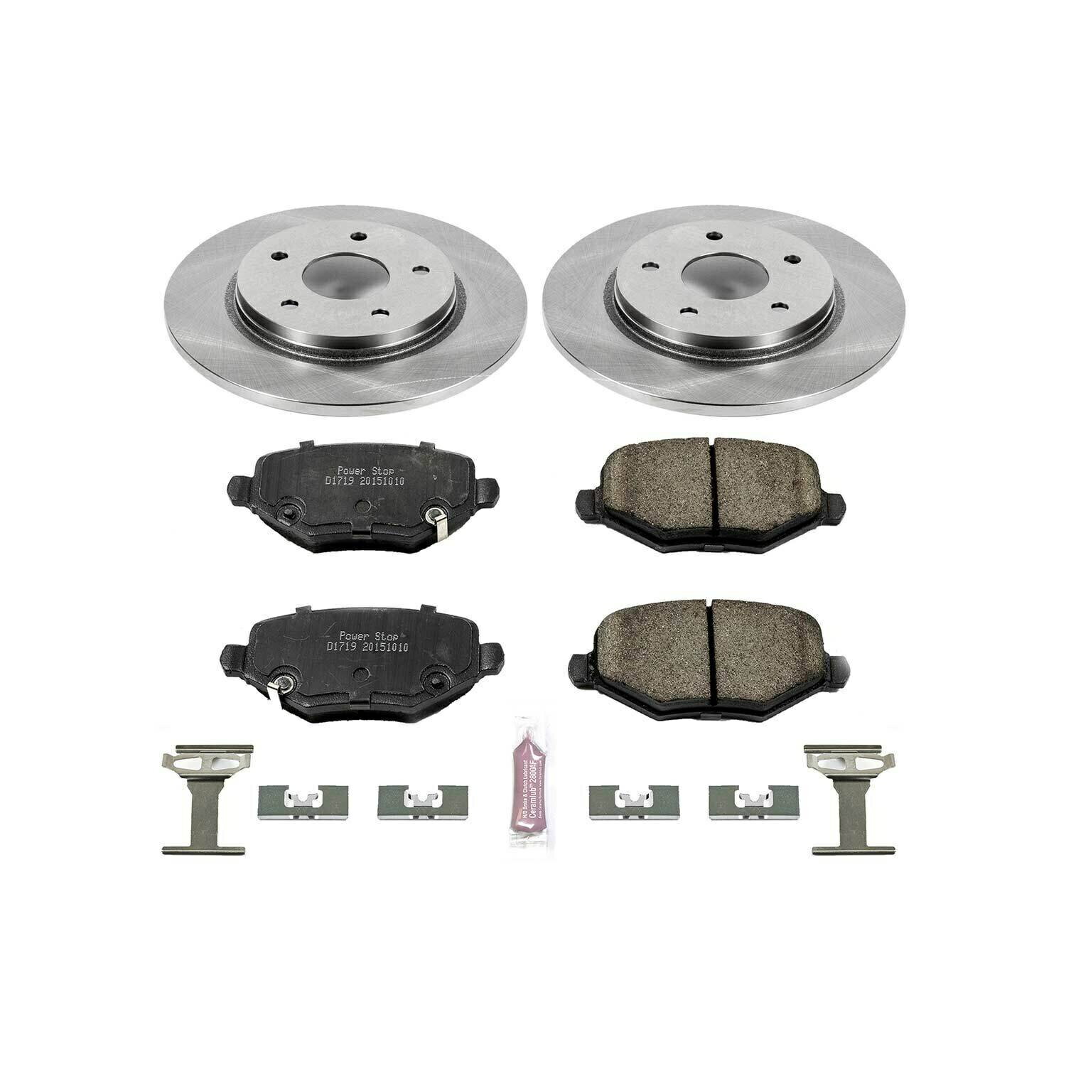 brake disc rotor パワーストップフロント＆リアZ36トラック＆トウブレーキキット07-17ジープラングラー Power Stop Front & Rear Z36 Truck & Tow Brake Kit for 07-17 Jeep Wrangler