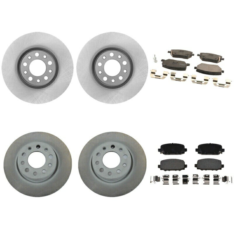 brake disc rotor Jeep Compas 2017-2018用の本物のフロントおよびリアディスクローターパッドセットブレーキキット Genuine Front and Rear Disc Rotors Pad Set Brake Kit For Jeep Compas 2017-2018