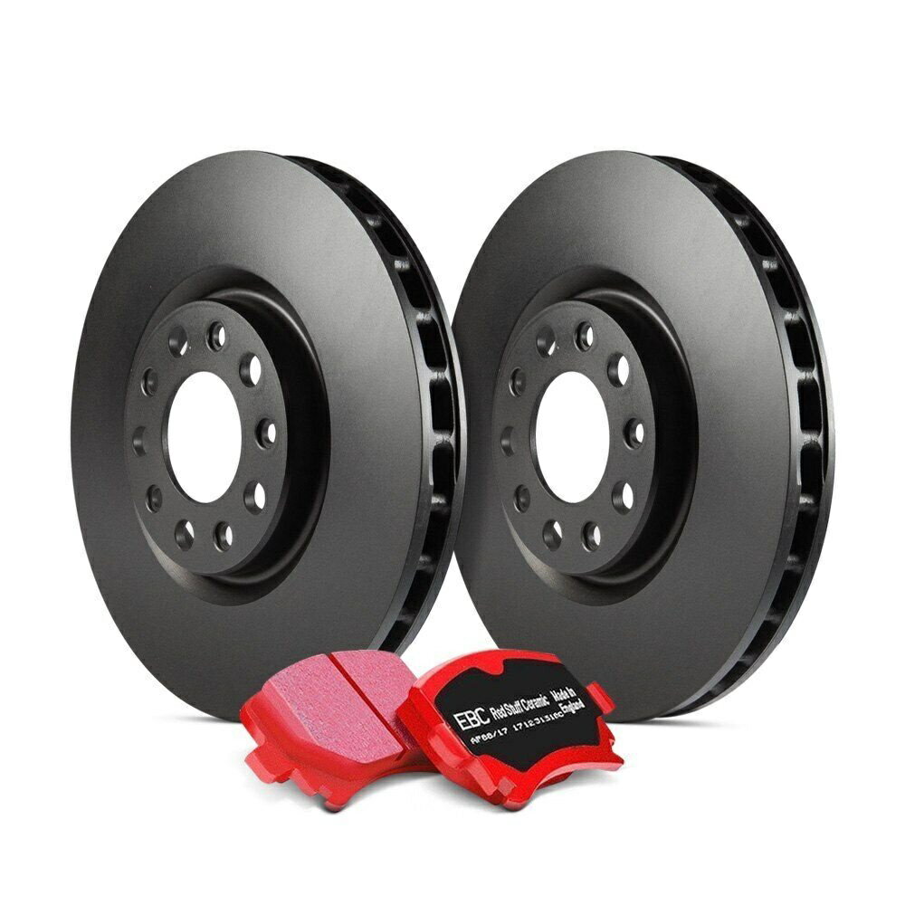 brake disc rotor Jaguar XK8 00-06 EBCステージ12ライトシグネチャプレーンフロントブレーキキット用 For Jaguar XK8 00-06 EBC Stage 12 Light Signature Plain Front Brake Kit