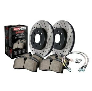 brake disc rotor STOPTECH 978.47009Rスポーツ車軸パック。 15-15スバルWRX STIのリアブレーキキット StopTech 978.47009R Sport Axle Pack; Rear Brake Kit For 15-15 Subaru WRX STI NEW