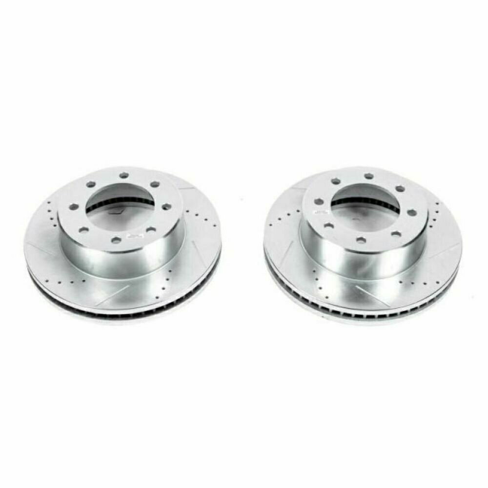 brake disc rotor パワーストップ09-10フィットダッジRAM 2500フロントエボリューションドリル＆スロットローター - Power Stop 09-10 fits Dodge Ram 2500 Front Evolution Drilled & Slotted Rotors -