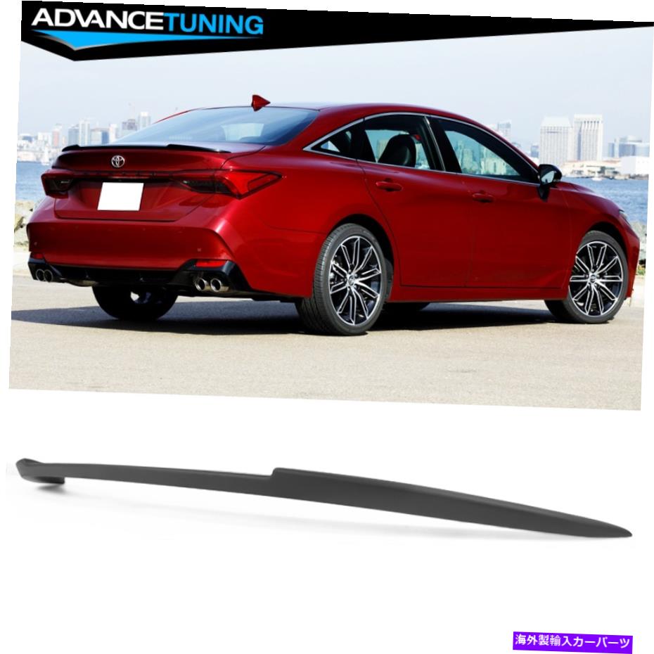 海外製 エアロパーツ フィット19-22トヨタアバロンOEスタイルリアスポイラーアブスマットブラック Fits 19-22 Toyota Avalon OE Style Rear Spoiler ABS Matte Black