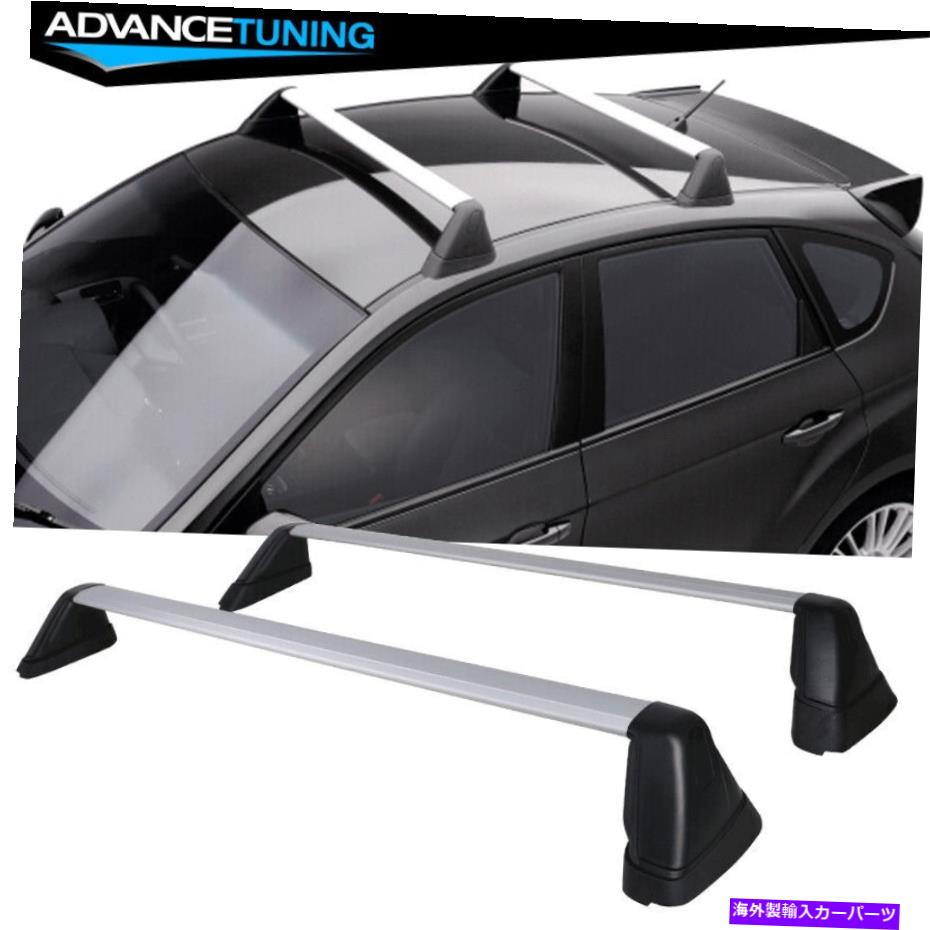 海外製 エアロパーツ フィット08-11スバルインプレッサ08-14 WRX STIスタイルルーフラッククロスバーペア Fits 08-11 Subaru Impreza 08-14 WRX STi OE Style Roof Rack Cross Bars Pairs