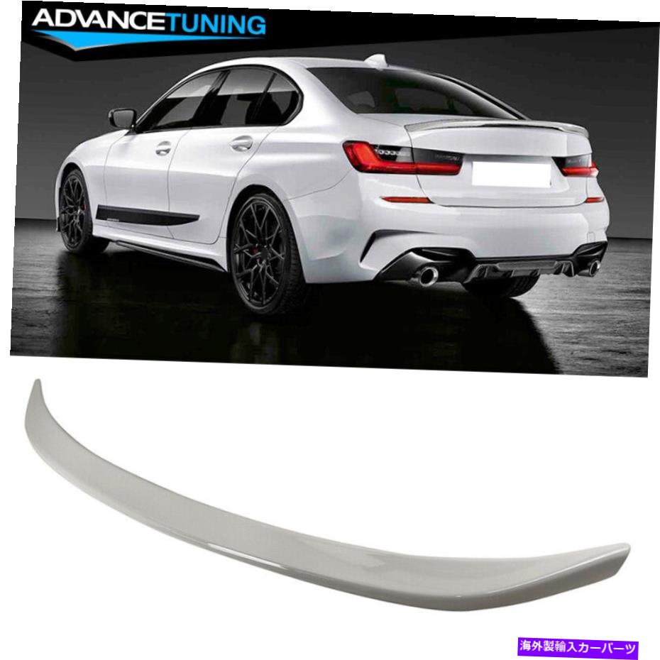  ѡ եå19-22 BMW G20 3꡼G80 M3 Mѥեޥۥ磻ȥȥ󥯥ݥ顼 Fits 19-22 BMW G20 3 Series G80 M3 M Performance Painted White Trunk Spoiler