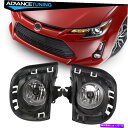 海外製 エアロパーツ フィット14-15サイオンTCフロントバンパークリアフォグライトドライバーの乗客 Fits 14-15 Scion tC Front Bumper Clear Fog Lights Driver Passenger(2)