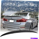 海外製 エアロパーツ 2017-2022 BMW G30 5シリーズIKスタイルリアトランクスポイラー鍛造カーボンファイバー Fits 2017-2022 BM...