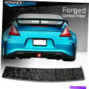 海外製 エアロパーツ 09-21 for日産370Z Z34ニスモスタイルトランクスポイラー鍛造カーボンファイバーCF For 09-21 Nissan 370...