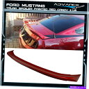 海外製 エアロパーツ 10-14フォードマスタングDスタイルトランクスポイラーOEMペイントカラーレッドキャンディ#U6 10-14 Ford Mustang ...
