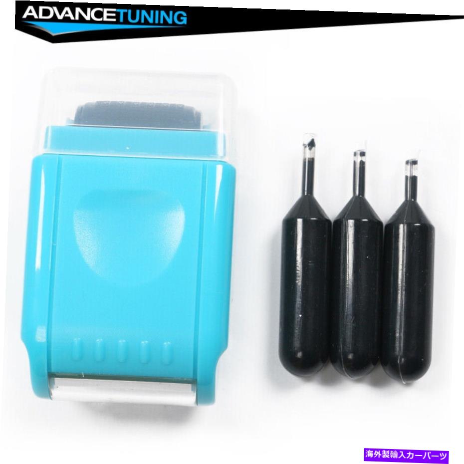  ѡ ݸIDɥ磻ɥ顼פ Identify Theft Protection ID Guard Wide Roller Stamp w/ 3 Ink Refill Colorful