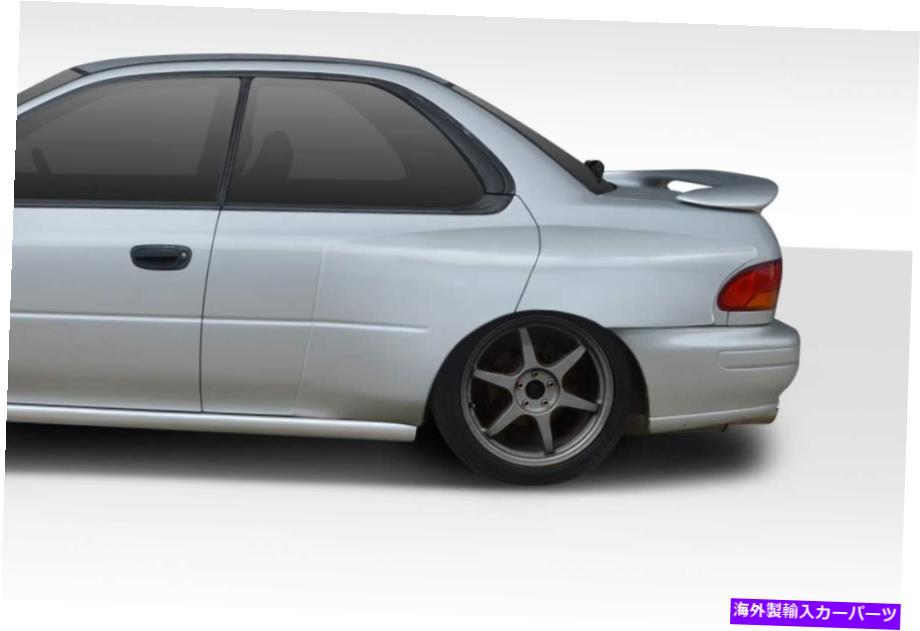 海外製 エアロパーツ 93-01 Subaru Impreza 4DR 22Bルックリアフェンダーフレア5 PC 114815 FOR 93-01 Subaru Impreza 4DR 22B Look Rear Fender Flares 5 PC 114815