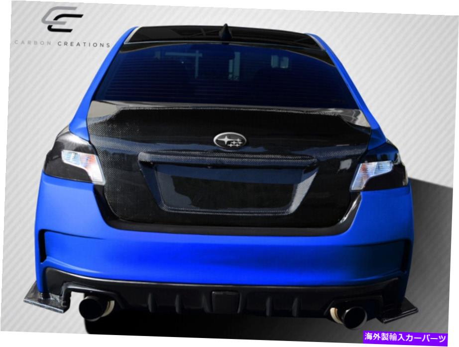 海外製 エアロパーツ 15-19のスバルWRXカーボンファイバーNBRコンセプトトランク109935 FOR 15-19 Subaru WRX Carbon Fiber NBR Concept Trunk 109935