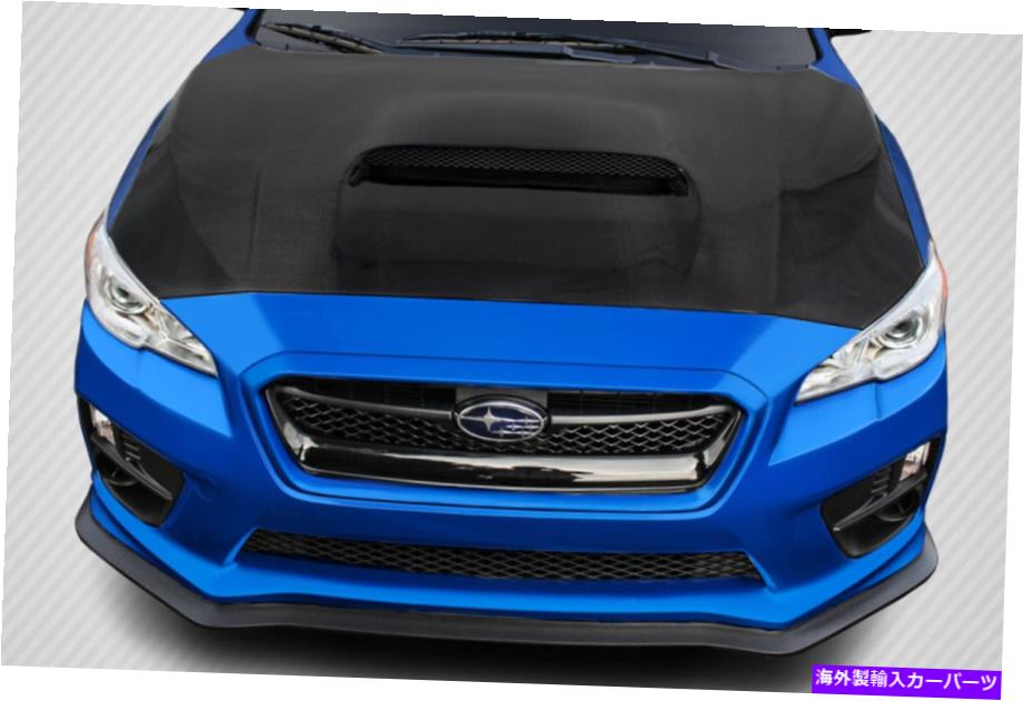 海外製 エアロパーツ 15-16のスバルWRXカーボンファイバーOEMフード113010 FOR 15-16 Subaru WRX Carbon Fiber OEM Hood 113010