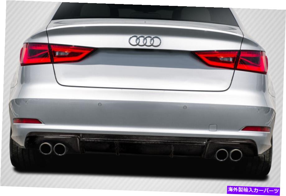  ѡ 13-16ΥǥA3ܥեСRS3åꥢǥե塼115673 FOR 13-16 Audi A3 Carbon Fiber RS3 Look Rear Diffuser 115673