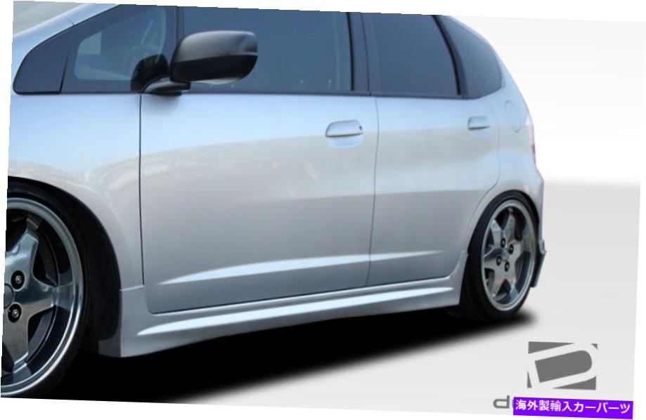 海外製 エアロパーツ 09-13ホンダフィットタイプMサイドスカートロッカーパネル2PC 106930 FOR 09-13 Honda Fit Type M Side Skirts Rocker Panels 2pc 106930