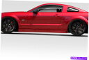 海外製 エアロパーツ 05-09フォードマスタングブリットサイドスカート2 PC 114655 FOR 05-09 Ford Mustang Blits Side Skirts 2 PC 114655