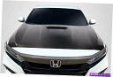海外製 エアロパーツ 18-20ホンダアコードカーボンファイバータイプrルックフード115993 FOR 18-20 Honda Accord Carbon F...