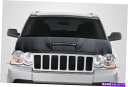 海外製 エアロパーツ 05-10のジープグランドチェロキーカーボンファイバーSRTルックフード115218 FOR 05-10 Jeep Grand Chero...