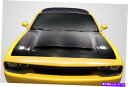 海外製 エアロパーツ 08-20ダッジチャレンジャーカーボンファイバーデーモンルックフード115689 FOR 08-20 Dodge Challenger C...