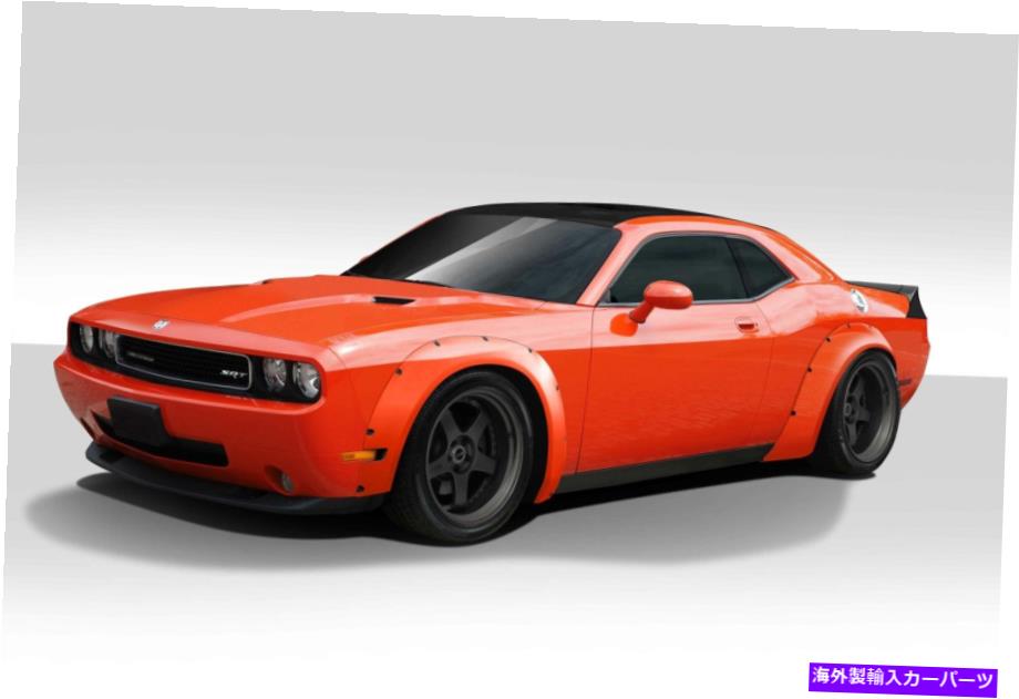 海外製 エアロパーツ 08-19 Dodge Challenger Novara Wide Body Kit 7pc 113233 FOR 08-19 Dodge Challenger Novara Wide Body Kit 7pc 113233