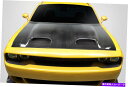 海外製 エアロパーツ 08-20ダッジチャレンジャーカーボンファイバーレディールックフード115257 FOR 08-20 Dodge Challenger C...