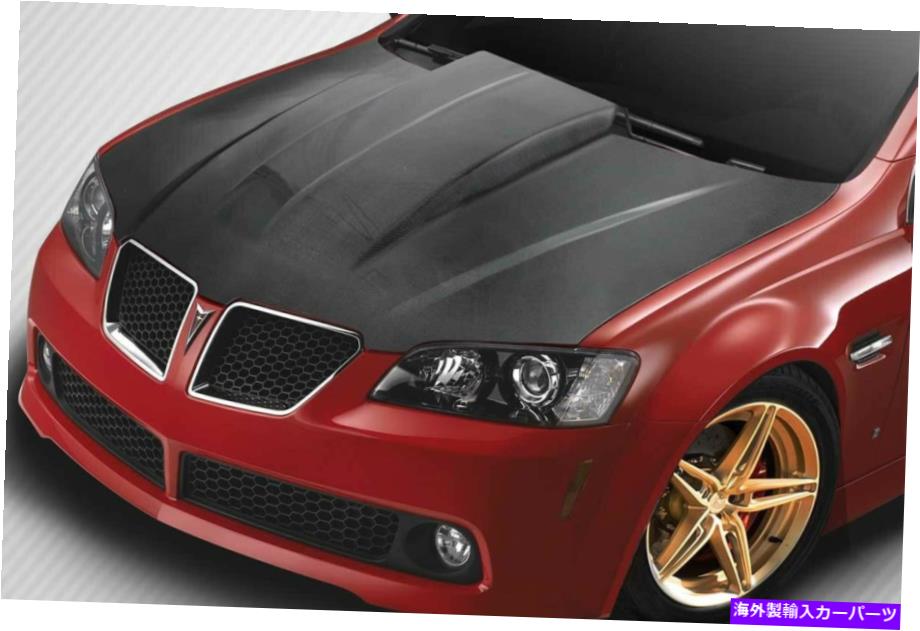 海外製 エアロパーツ 08-09ポンティアックG8カーボンファイバーLEデザインカウルフード112604 TEMP 8 FOR 08-09 Pontiac G8 Carbon Fiber LE Designs Cowl Hood 112604 TEMP 8