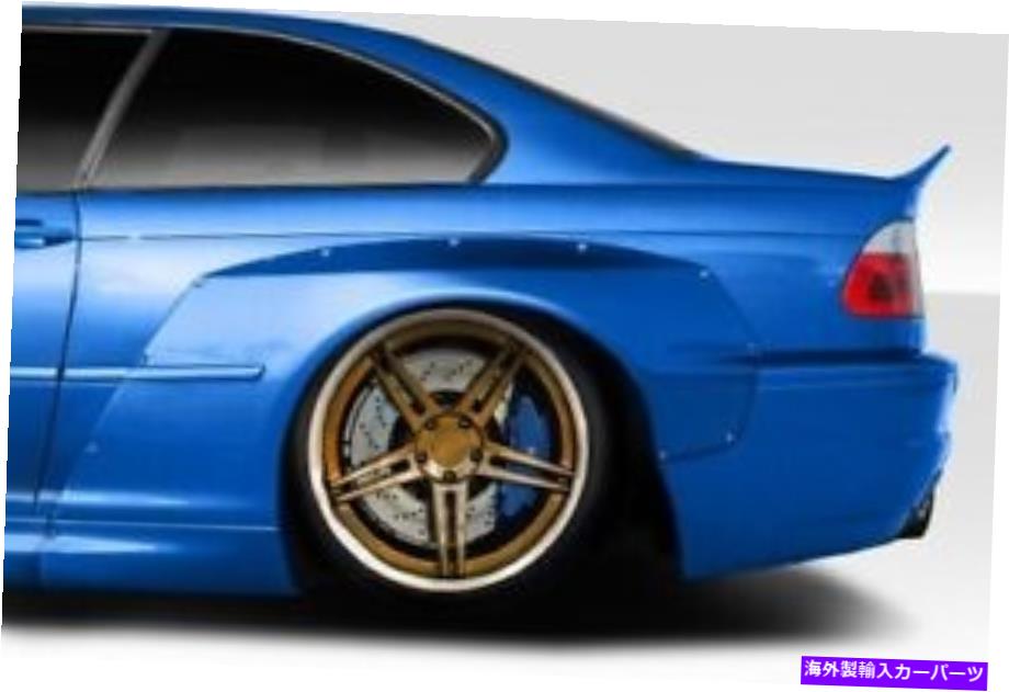 海外製 エアロパーツ 01-06 BMW M3 E46サーキットリアフェンダーフレア2ピース113450 FOR 01-06 BMW M3 E46 Circuit Rear Fender Flares 2 Piece 113450