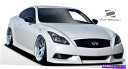 海外製 エアロパーツ 08-15のインフィニティGクーペG37 Q60 IPLルックボディキット4PC 108803 FOR 08-15 Infiniti G Coupe G37 Q60 IPL Look Body Kit 4pc 108803