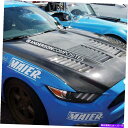 海外製 エアロパーツ 15-17 Ford Mustang Type-TW AC-HD15FDMU-TW-DSのカーボンファイバーフード Carbon Fibe...