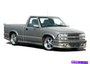 海外製 エアロパーツ 1998年から2003年のChevy S-10 Standard Cab 2DR 890821のカスタムスタイルキットw/バンパー CUS...