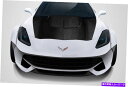 海外製 エアロパーツ 14-19のシボレーコルベットC7カーボンファイバーグランベロースフード112608 FOR 14-19 Chevy Corvette C...