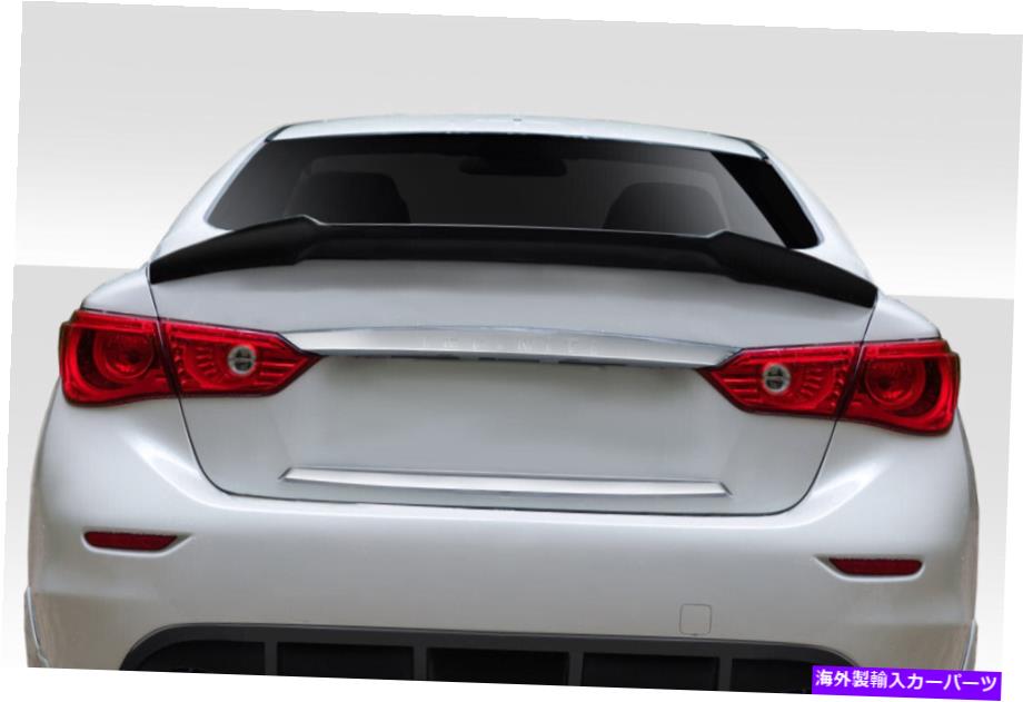 海外製 エアロパーツ 14-19インフィニティQ50 A-Spec Wingスポイラー114325 FOR 14-19 Infiniti Q50 A-Spec Wing Spoiler 114325