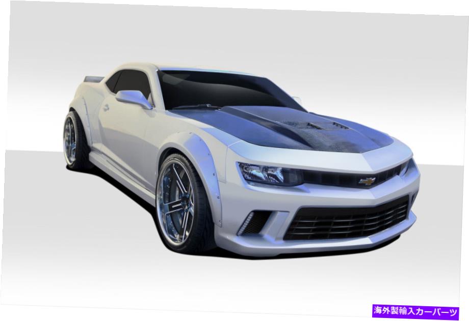 海外製 エアロパーツ 14-15シボレーカマロGTコンセプトワイドボディキット8PC 109953 FOR 14-15 Chevrolet Camaro GT Concept Wide Body Kit 8pc 109953