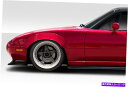 海外製 エアロパーツ 90-97のMazda Miataサーキットフロントフェンダーフレア2pc 112794 FOR 90-97 Mazda Miata Circuit Front Fender Flares 2PC 112794